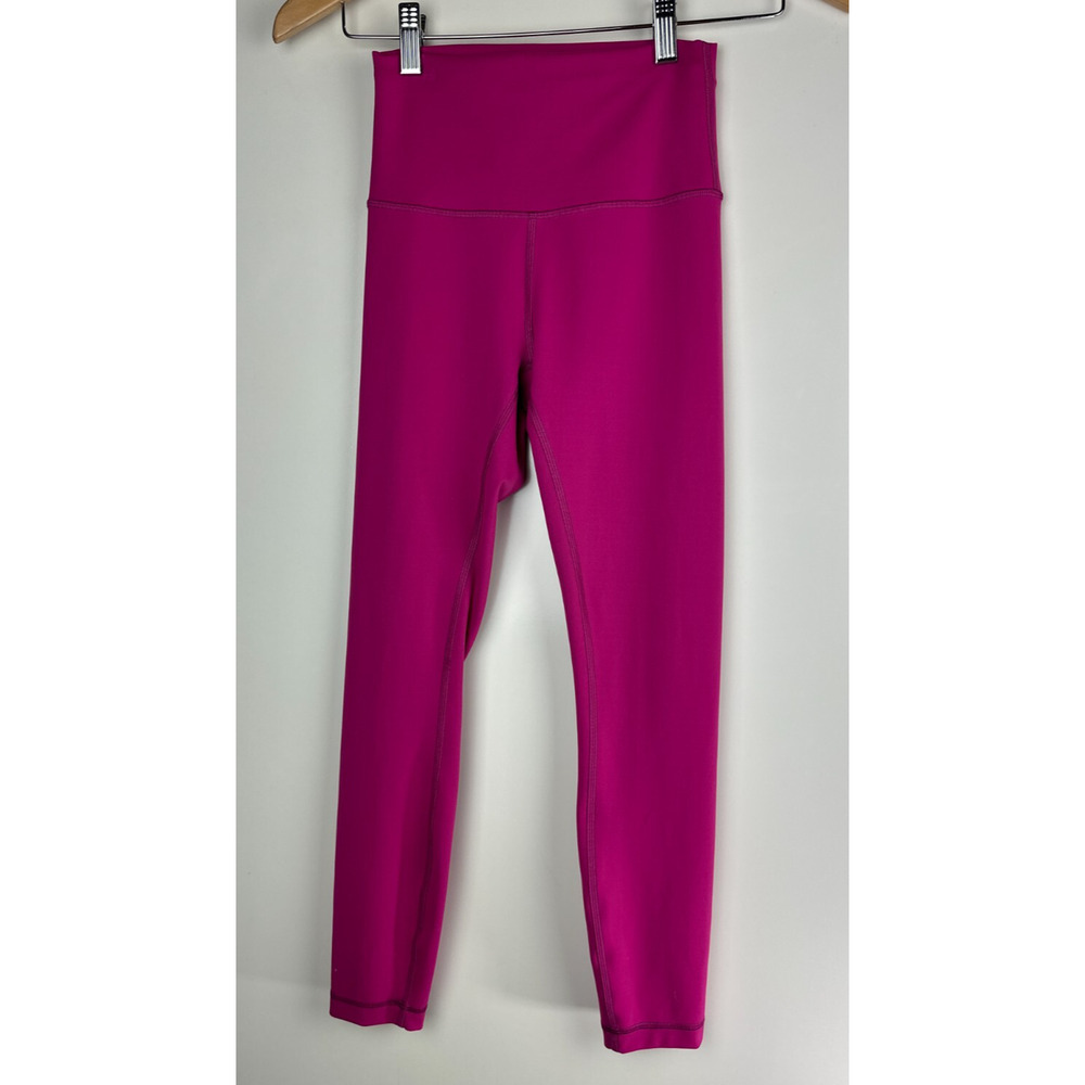 Lululemon Wunder Train High-Rise Tight 25" Ripened Raspberry Pink Women's Size 4 - Picture 3 of 16